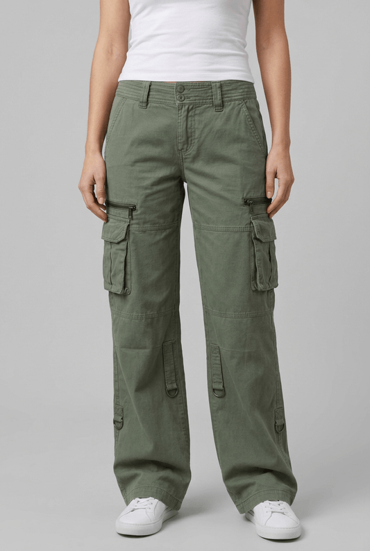 Dames Cargo Broek | Wide Leg
