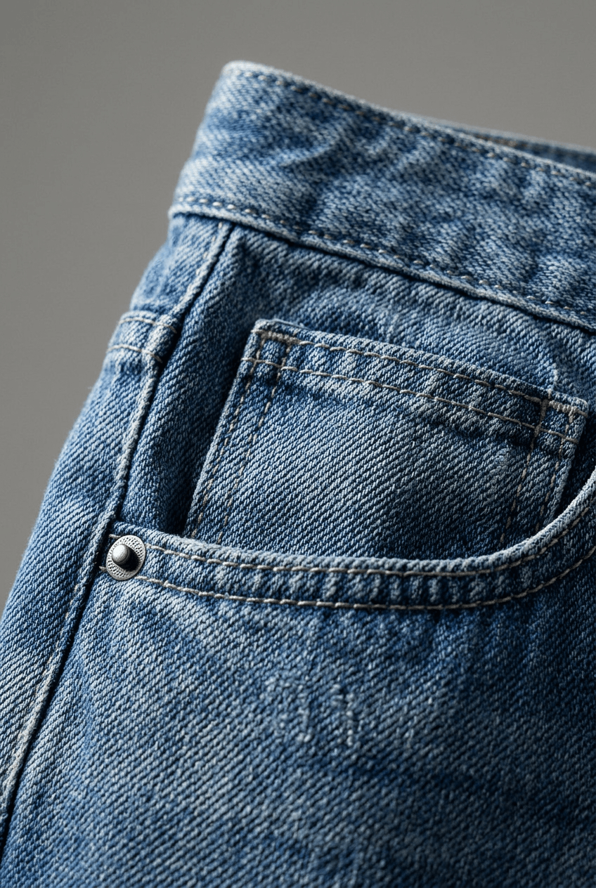Heren Straight Leg Jeans | Washed Look