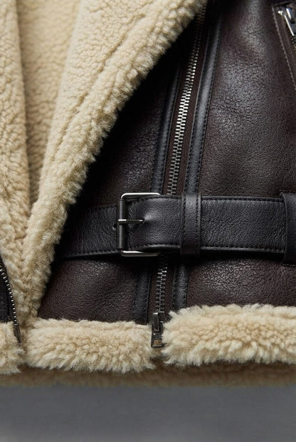 Dames Gevoerde Winterjas | Revers Kraag