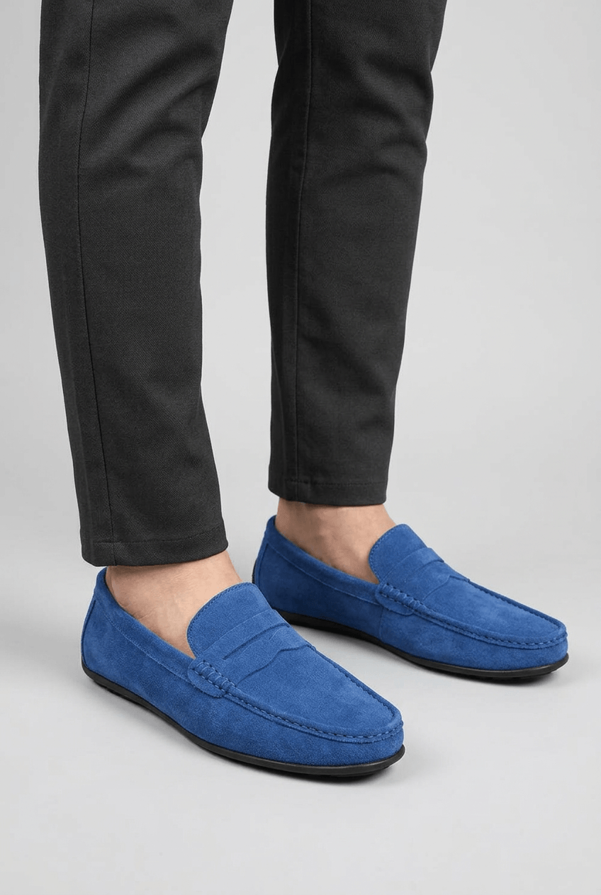 Loafers Heren | Penny Detail & Platte Zool