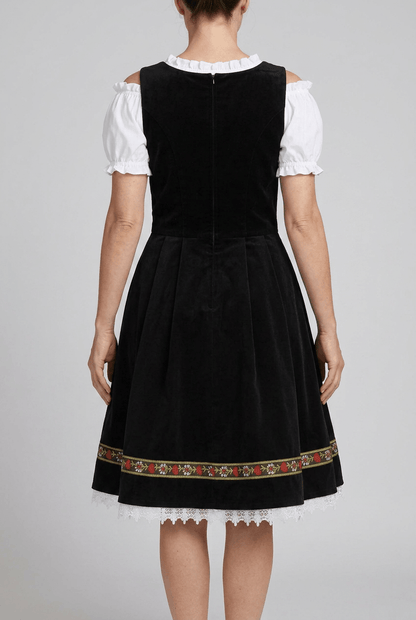 Dames Dirndl Jurk Oktoberfest | Veterlint & bloemenborduring