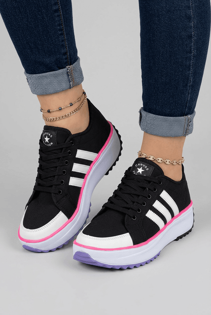 Dames Platform Sneakers | Chunky Zool & Veters
