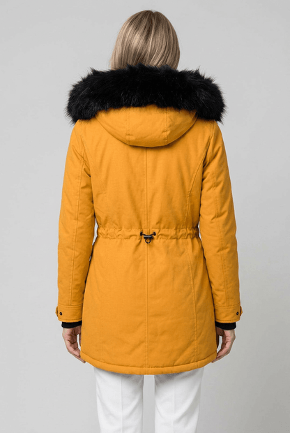 Dames Parka Winterjas | Faux Fur Capuchon & Klepzakken