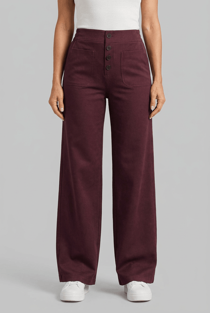 Dames Jeans met Hoge Taille | Straight Wide Leg
