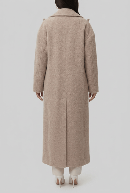Dames Oversized Jas | Lang Model & Knoopsluiting