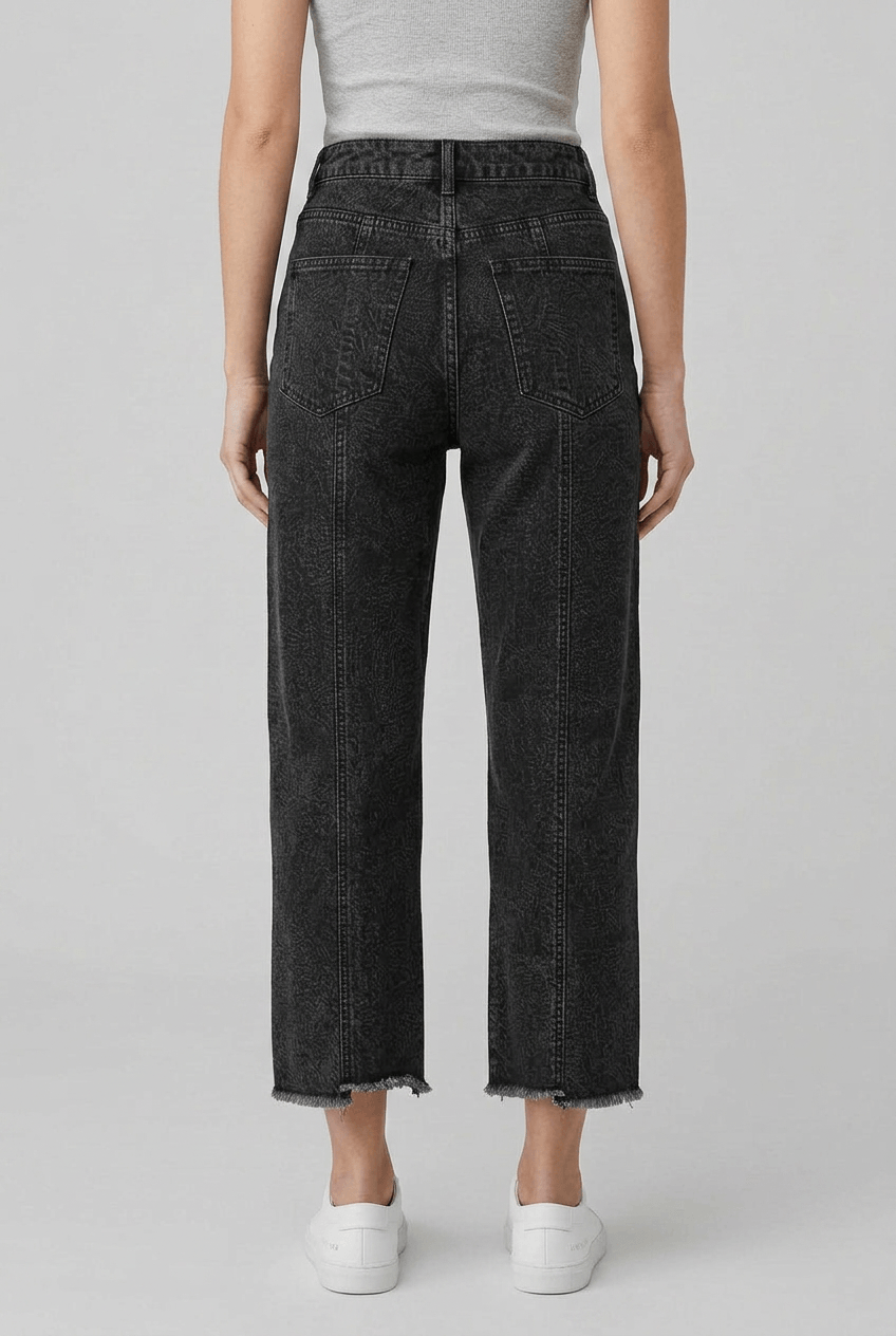 Dames Jeans Hoge Taille | Cropped & Straight Leg