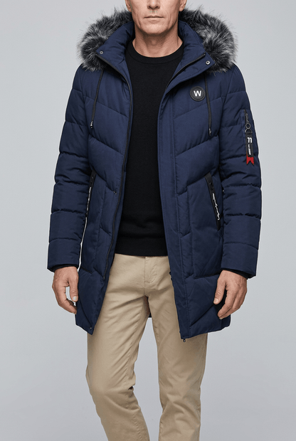 Heren Parka Winterjas | Capuchon & Ritszakken