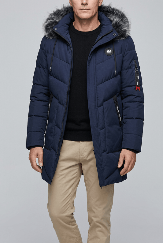 Heren Parka Winterjas | Capuchon & Ritszakken