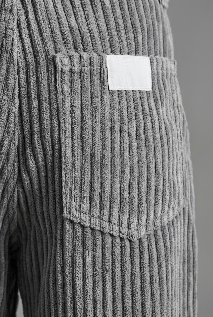 Heren Corduroy Broek | Brede Rib & Rechte Pijp