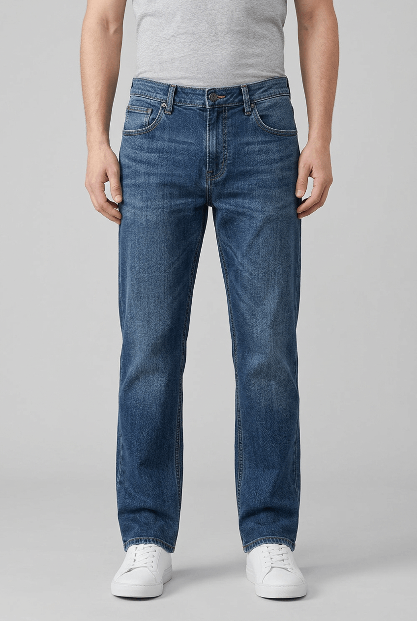 Heren Straight Leg Jeans | Relaxed Fit