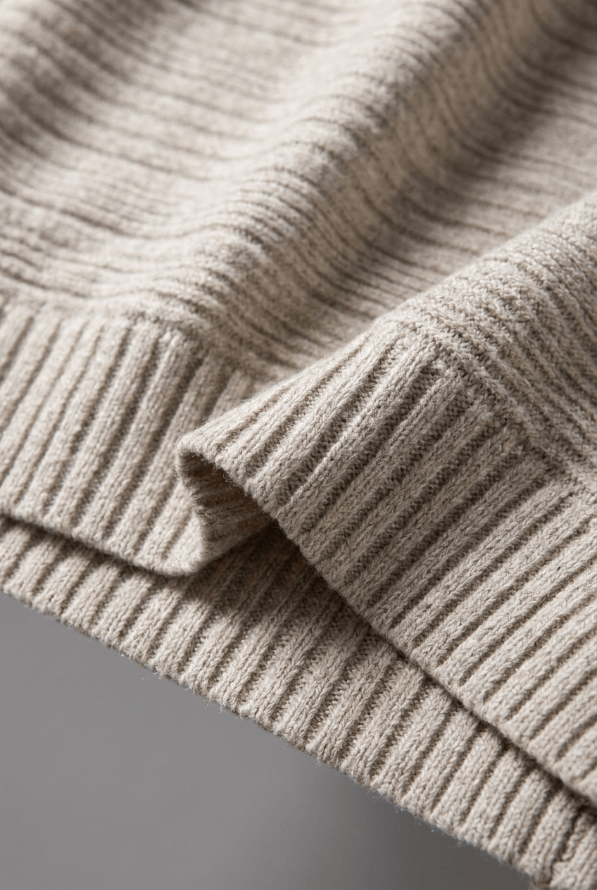 Dames Sweater met Boothals | Gestreepte Ribstructuur