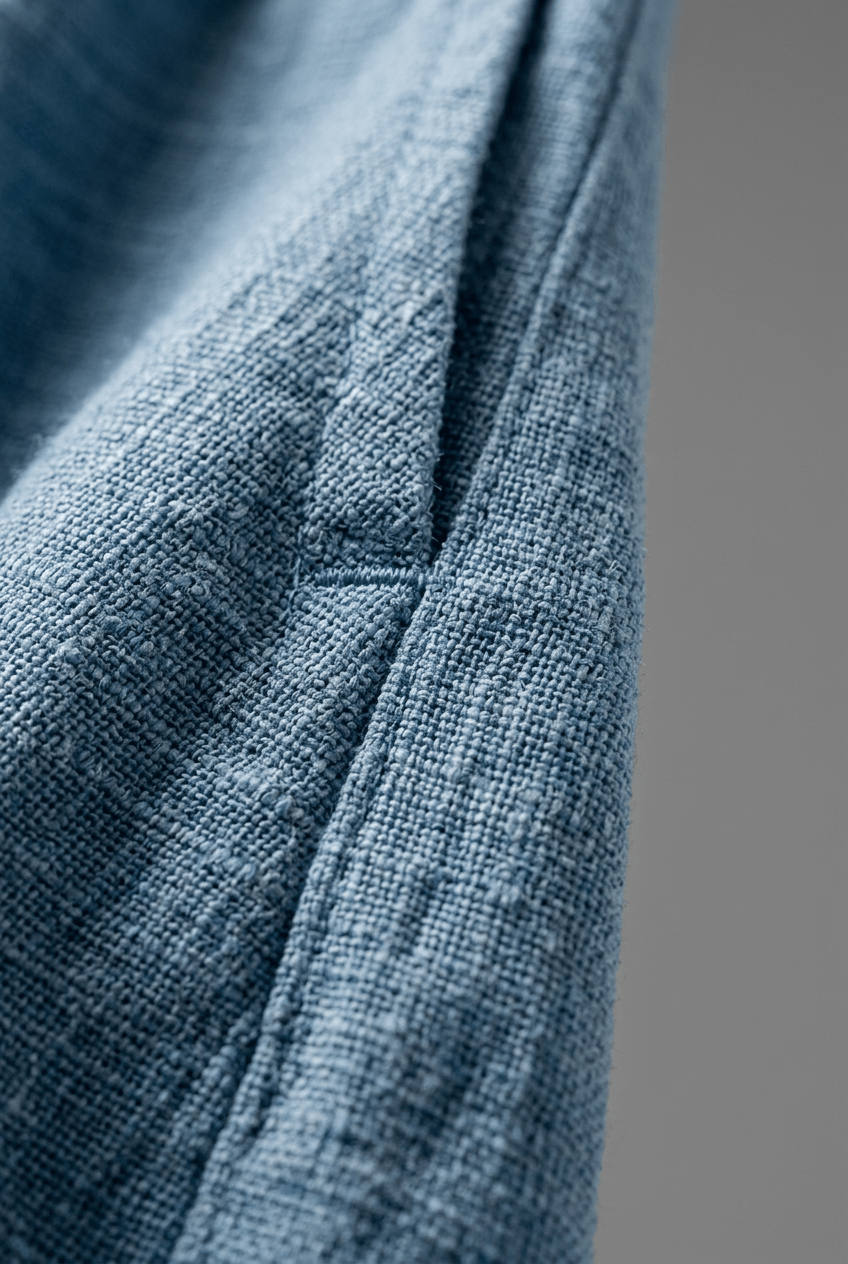Heren Zomerbroek | Wijde Pijpen & Elastische Tailleband