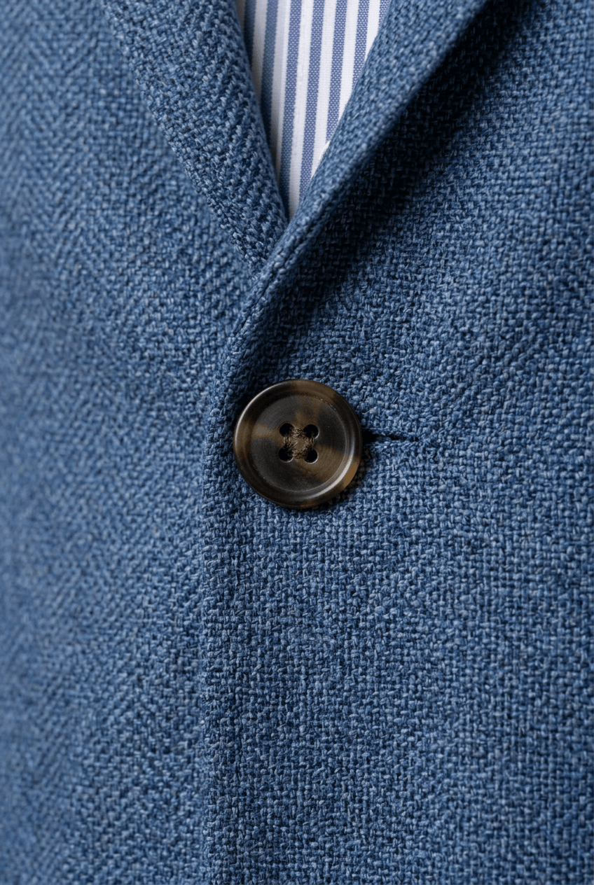 Blazer Heren Slim Fit | Notch Revers & Gestructureerde Stof