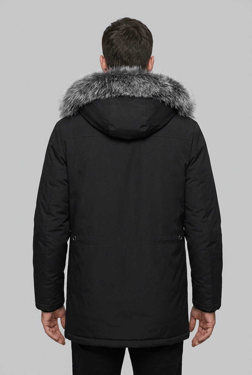 Heren Parka Winterjas met Capuchon | Ritssluiting & Zakken