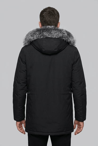 Heren Parka Winterjas met Capuchon | Ritssluiting & Zakken