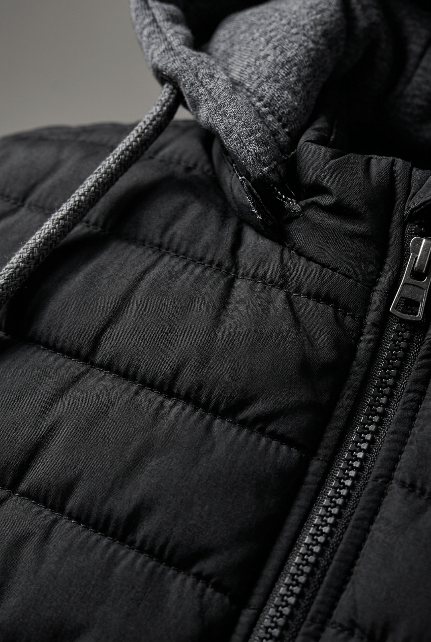 Gewatteerde Winterjas Heren | Capuchon & Ritszakken