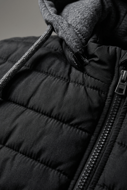 Gewatteerde Winterjas Heren | Capuchon & Ritszakken