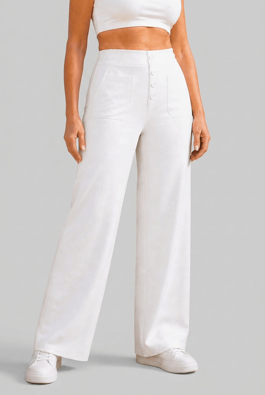 Dames Jeans met Hoge Taille | Straight Wide Leg