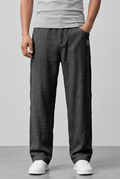 Heren Zomerbroek | Wijde Pijpen & Elastische Tailleband