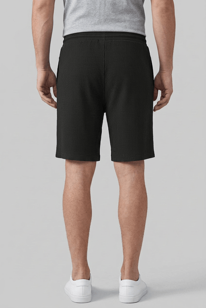 Heren Korte Broek | Wafelstructuur & Elastische Taille