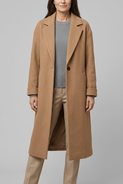 Dames Oversized Trenchcoat Jas | Brede Revers & Omgeslagen Manchetten