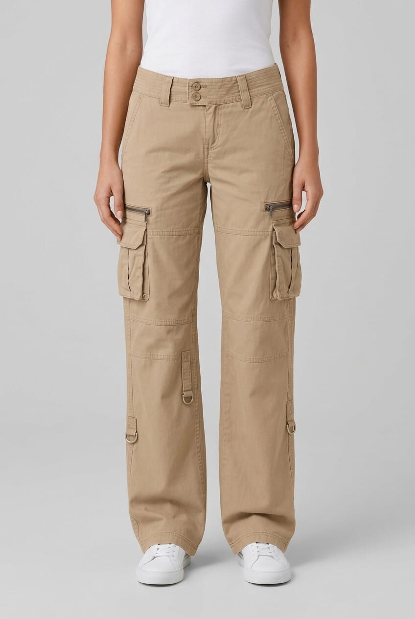 Dames Cargo Broek | Wide Leg