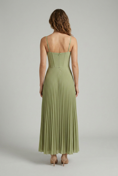 Lange Jurk Dames | Maxi Galajurk met Korset en Elegante Pasvorm