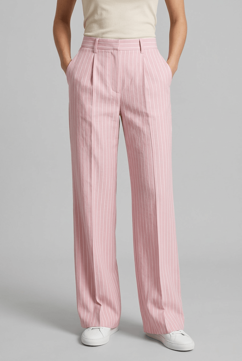 Dames Pantalon | Wijde Pijp & Hoge Taille