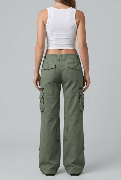 Dames Cargo Broek | Wide Leg