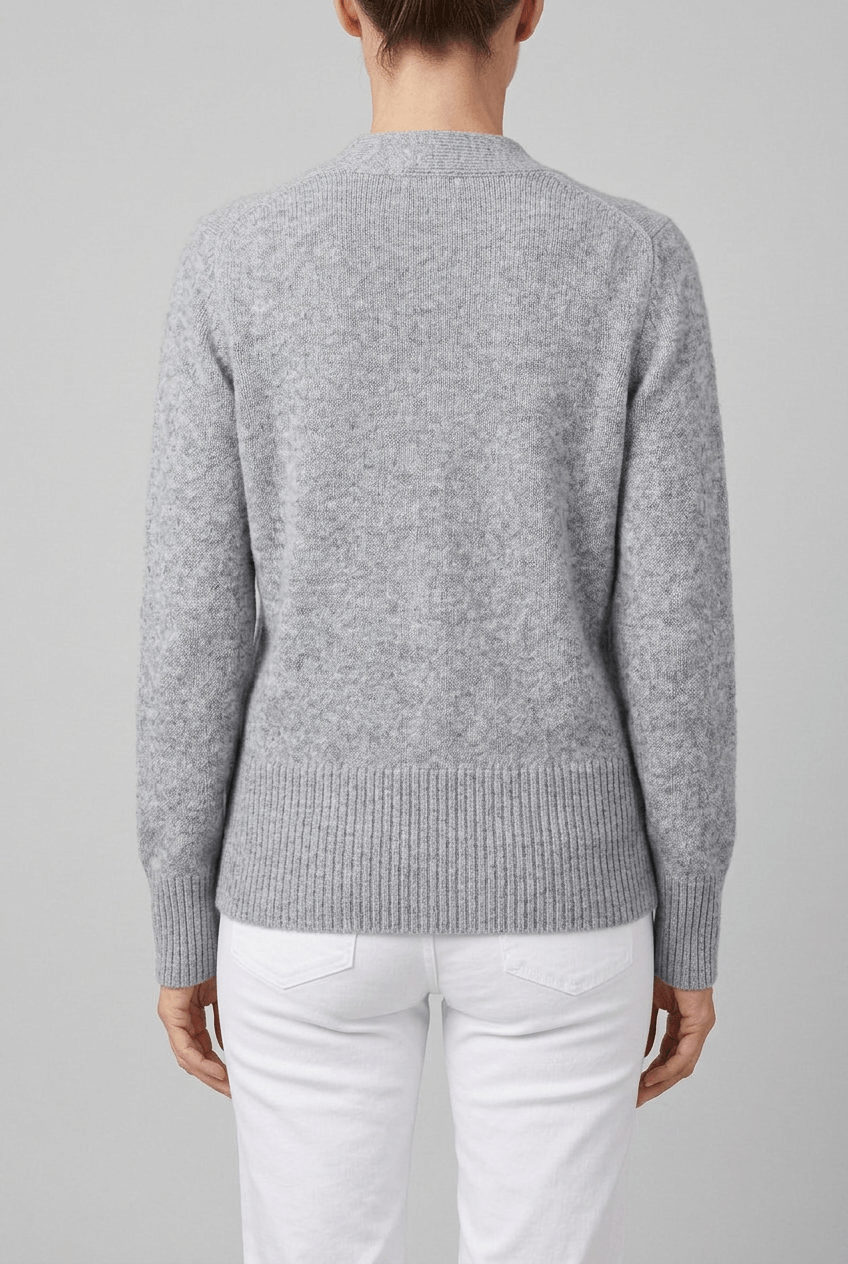 Dames cardigan winter v-hals | Hartjesknopen & knoopsluiting