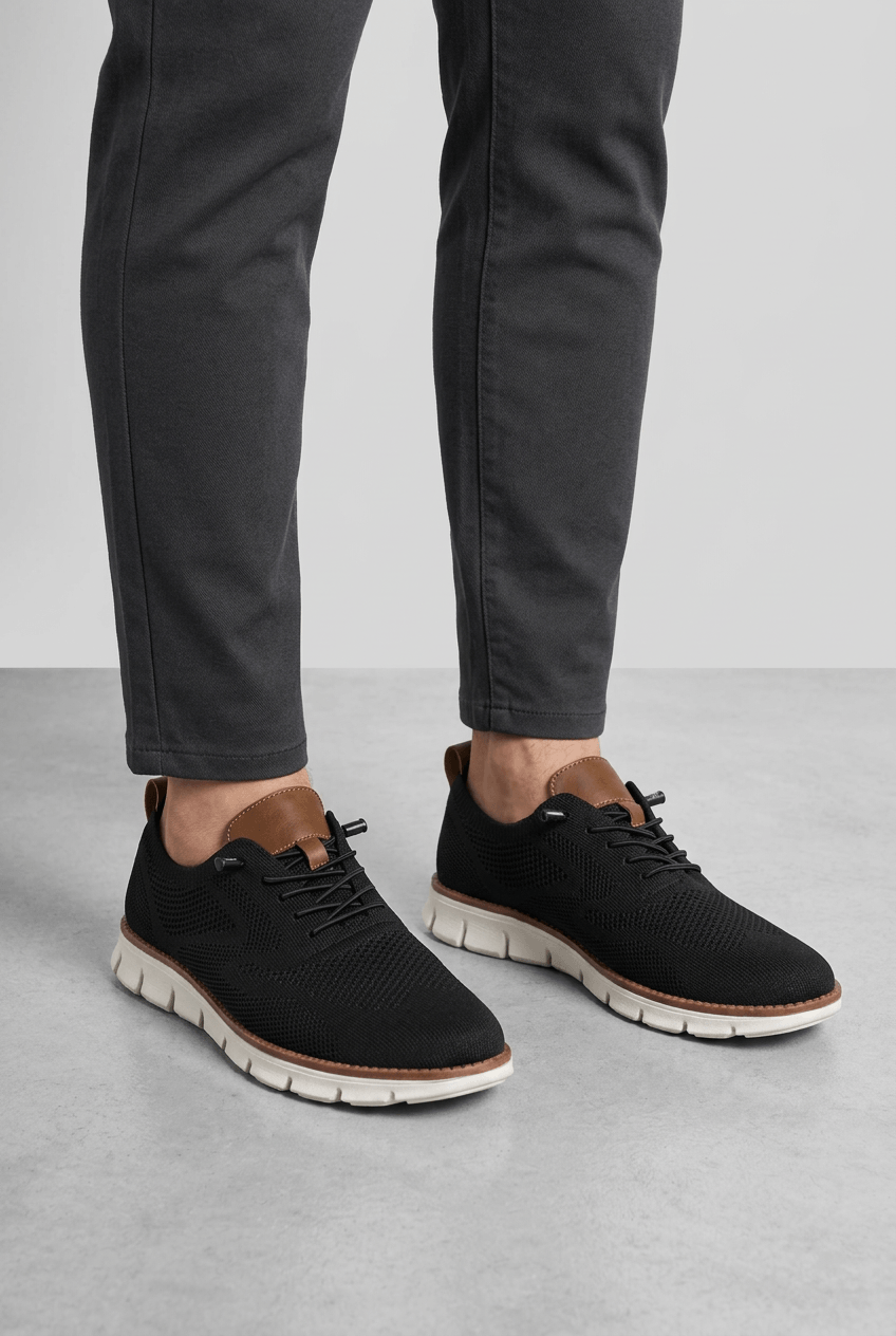 Sneakers Heren | Gebreid met Veters & Orthopedisch