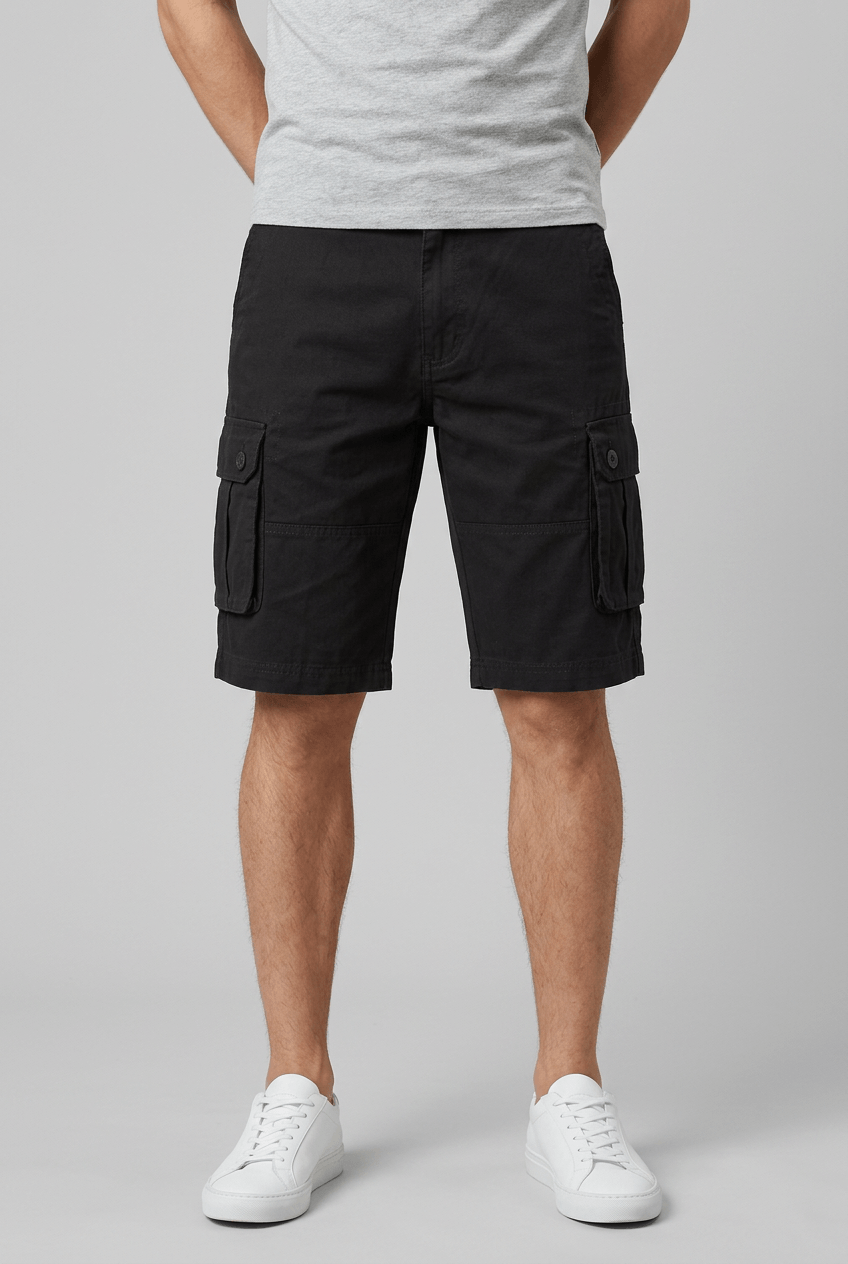 Heren Korte Broek Cargo | Klepzakken & Riemlussen