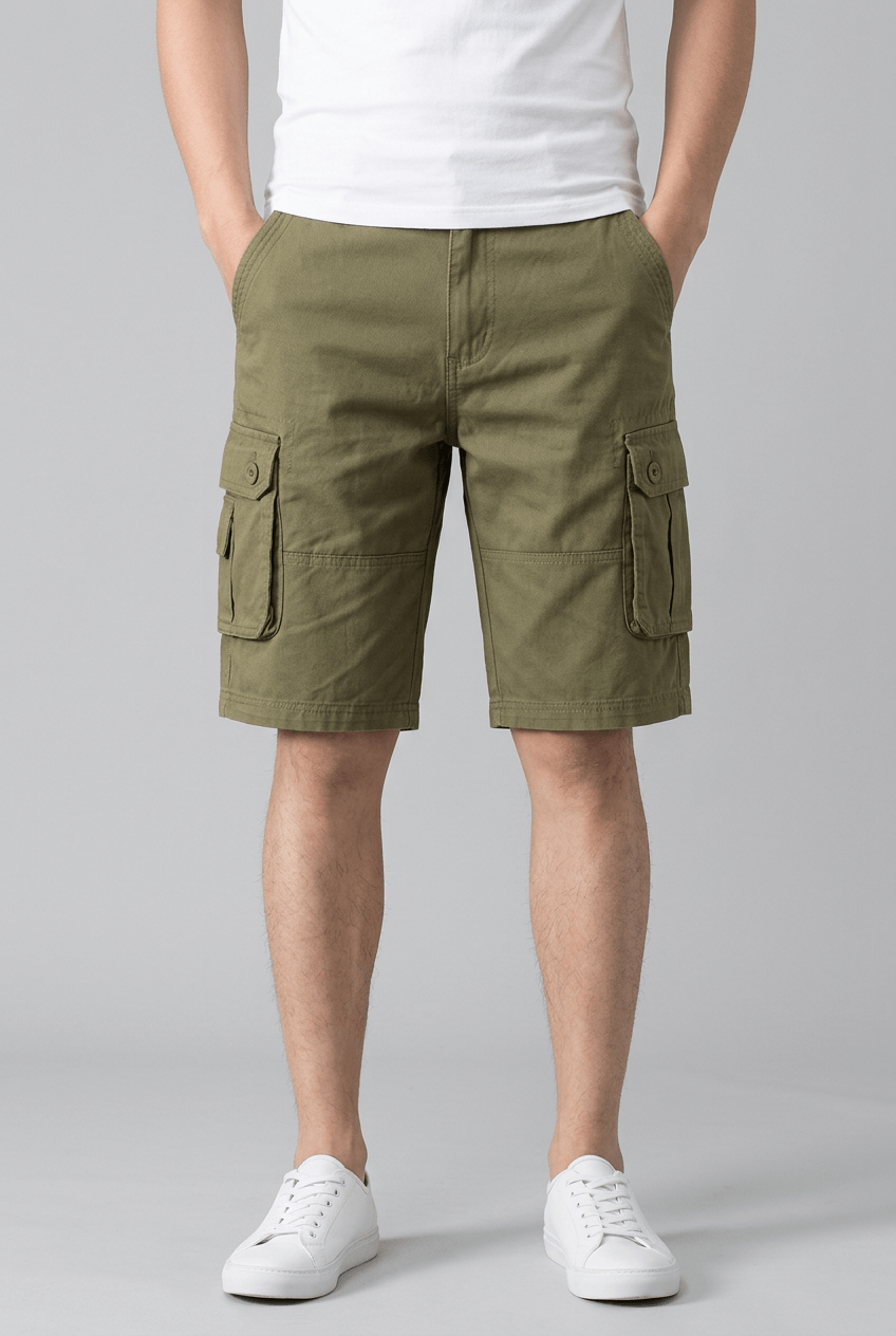 Heren Korte Broek Cargo | Klepzakken & Riemlussen