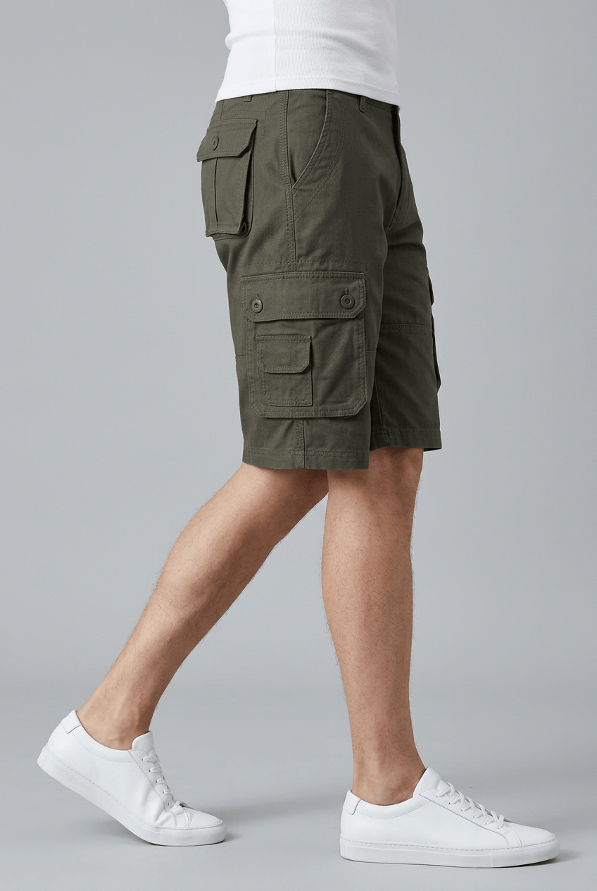 Heren Korte Broek Cargo | Klepzakken & Riemlussen