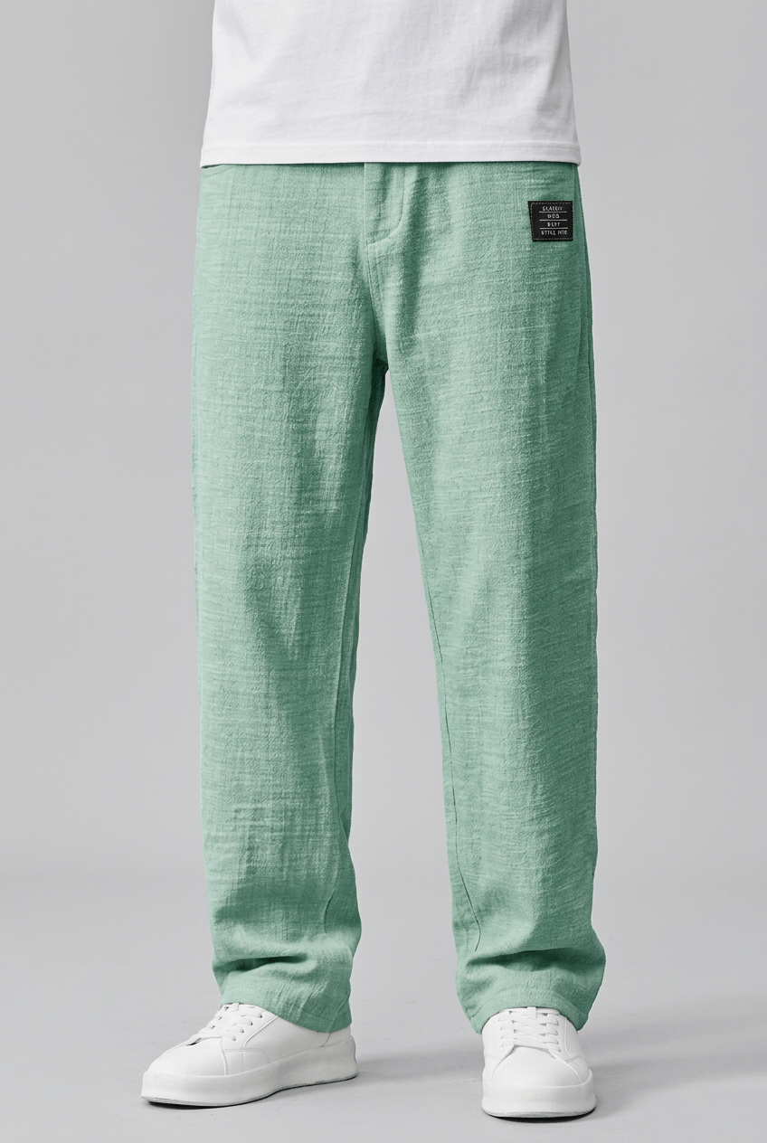 Heren Zomerbroek | Wijde Pijpen & Elastische Tailleband