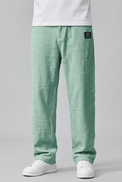 Heren Zomerbroek | Wijde Pijpen & Elastische Tailleband