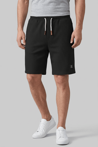 Heren Korte Broek | Wafelstructuur & Elastische Taille