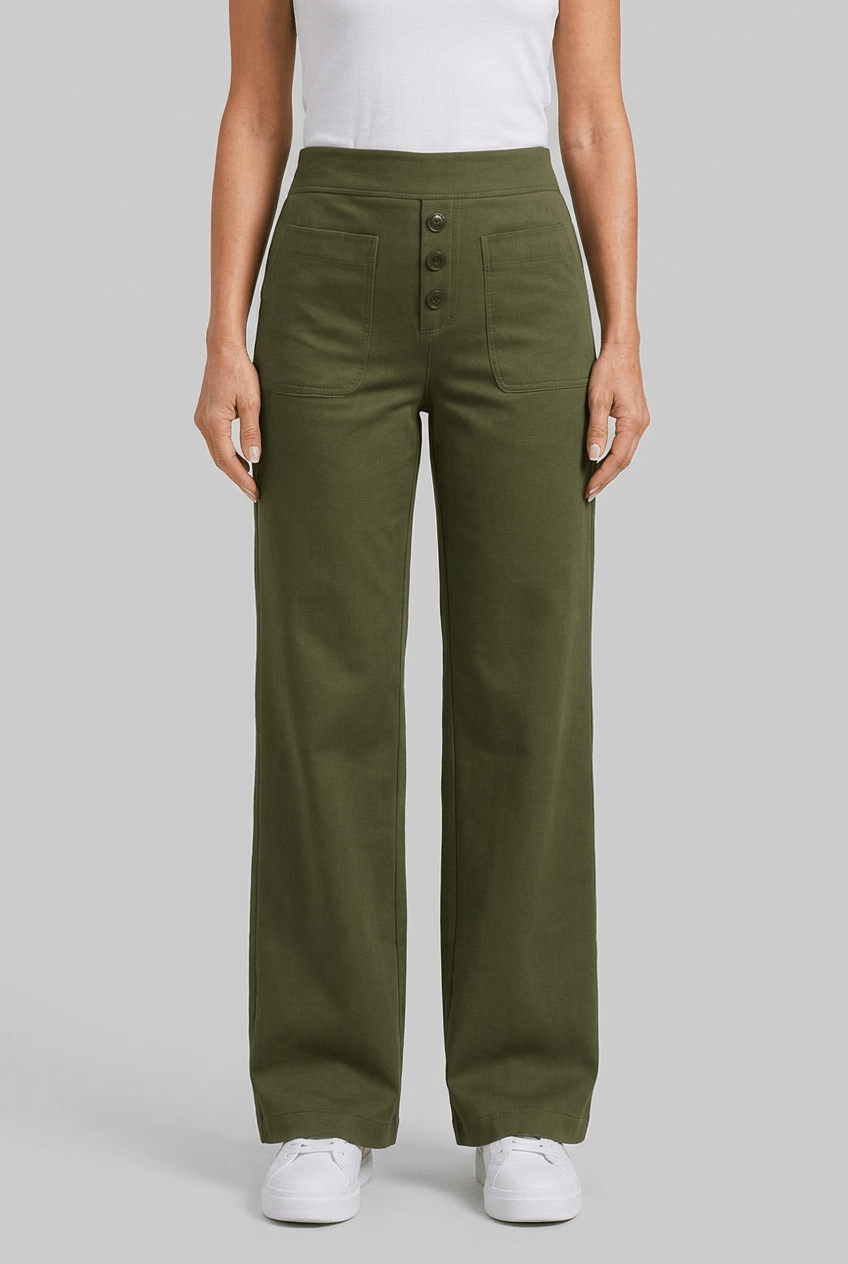 Dames Jeans met Hoge Taille | Straight Wide Leg