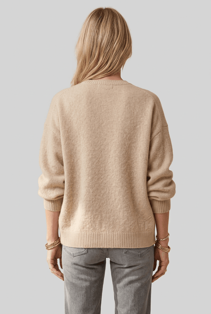 Dames Gebreid vest | Ronde Hals & Knoopsluiting