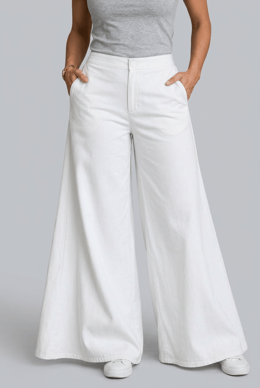 Dames Wide Leg Jeans | Hoge Taille & Flared Spijkerbroek