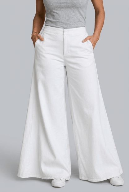 Dames Wide Leg Jeans | Hoge Taille & Flared Spijkerbroek