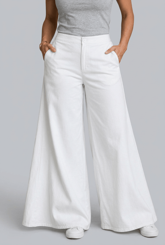 Dames Wide Leg Jeans | Hoge Taille & Flared Spijkerbroek