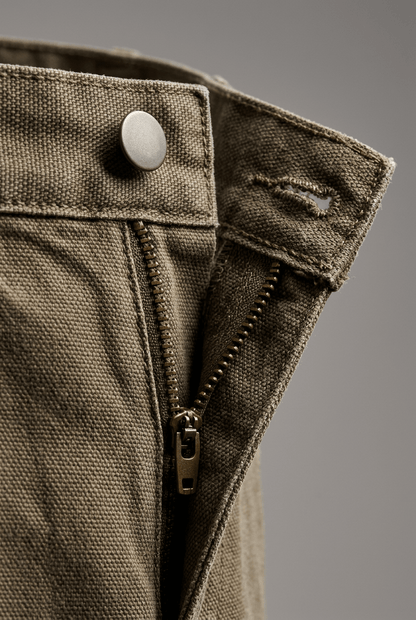 Heren Wijde Jeans | Elastische Taille & Paneelnaden