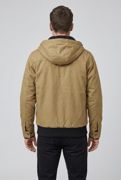 Heren Winterjas met Capuchon | Gevoerde Blouson