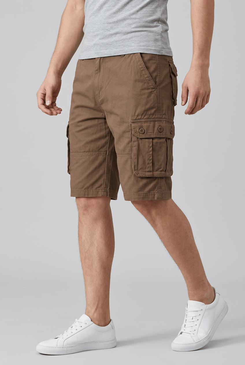 Heren Korte Broek Cargo | Klepzakken & Riemlussen