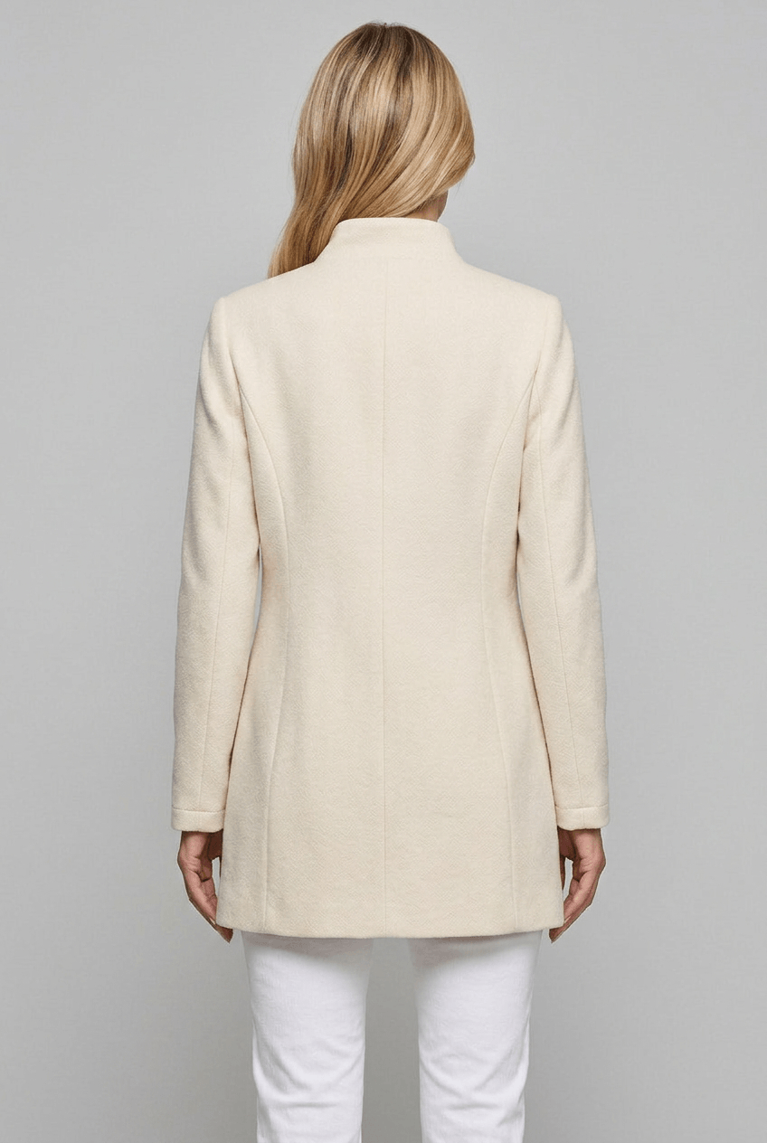 Dames jas met staande kraag | Trenchcoat