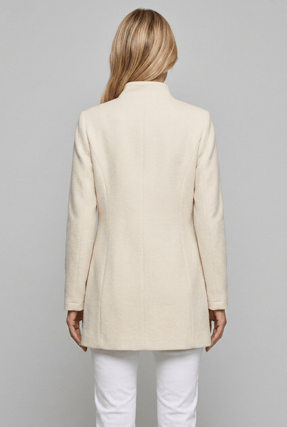 Dames jas met staande kraag | Trenchcoat