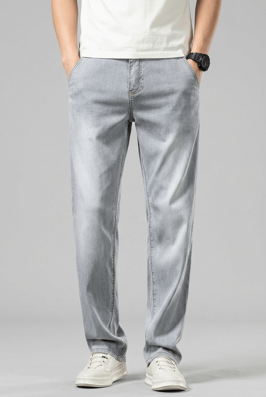 Heren Straight Leg Jeans | Mid Waist & Rechte Pijp