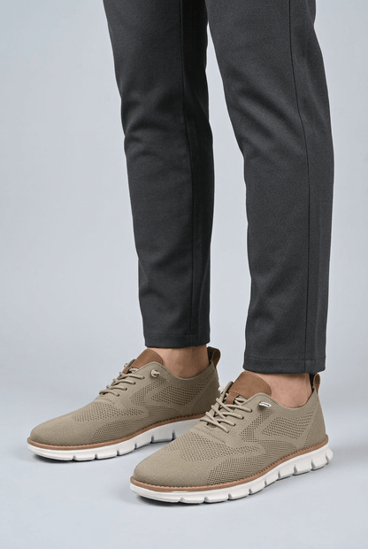 Sneakers Heren | Gebreid met Veters & Orthopedisch