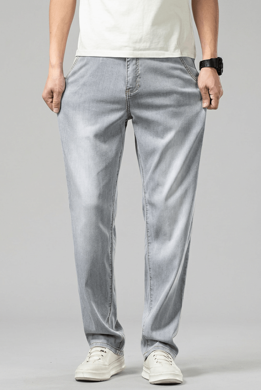Heren Straight Leg Jeans | Mid Waist & Rechte Pijp